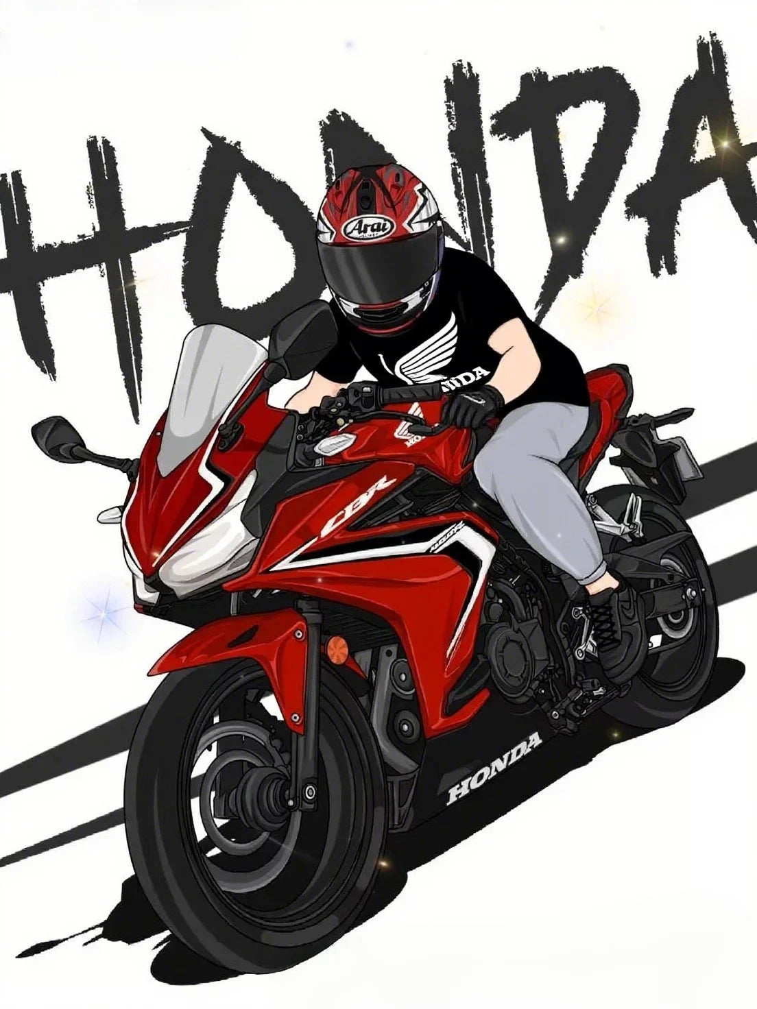 2026 Summer Honda Motorcycle T-Shirt