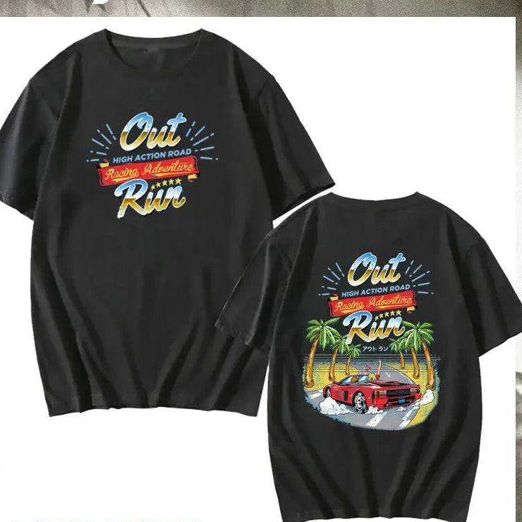 90s Vintage Out Run Top T-Shirt