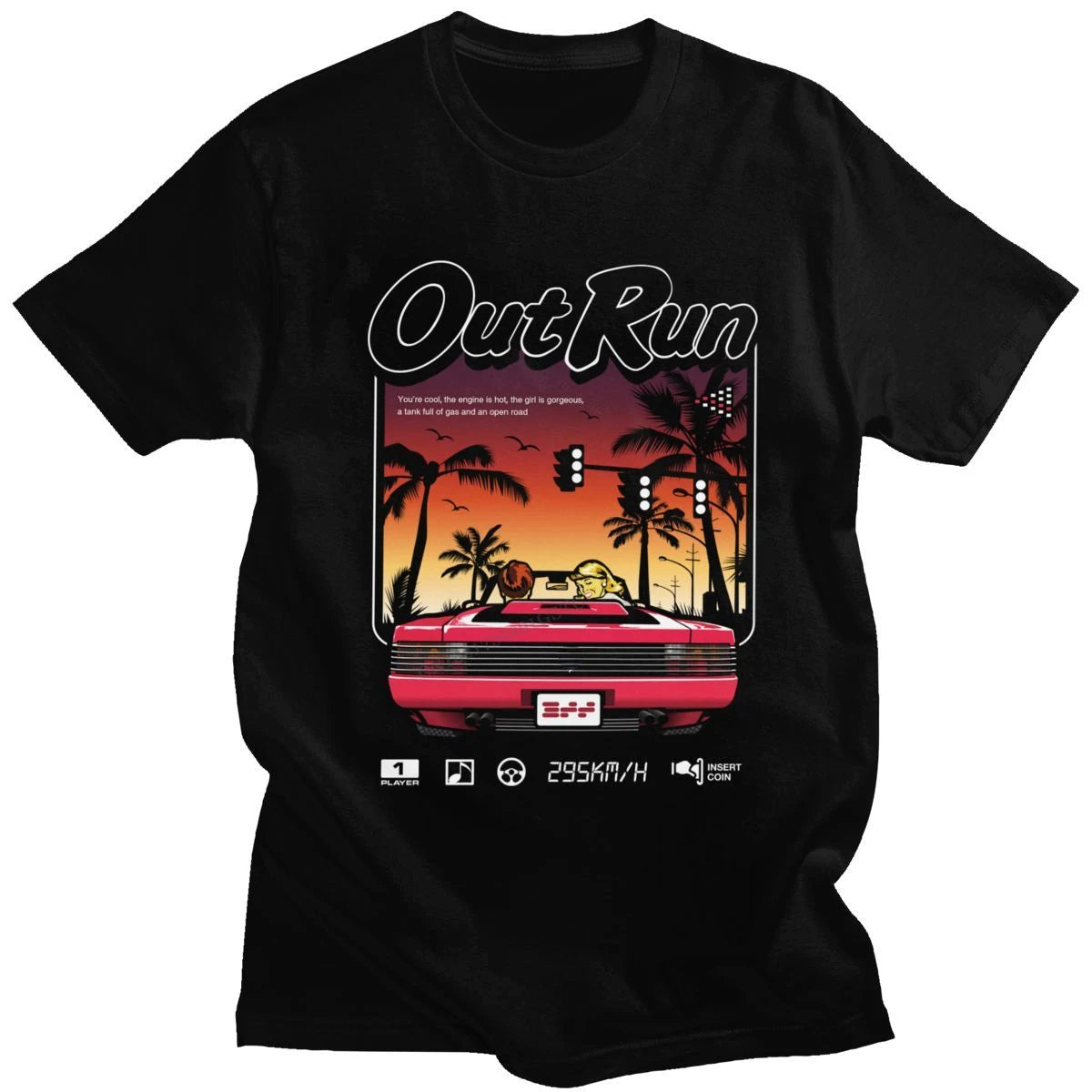 90s Vintage Out Run Top T-Shirt