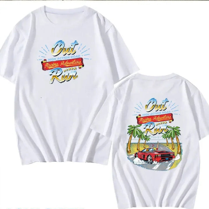 90s Vintage Out Run Top T-Shirt